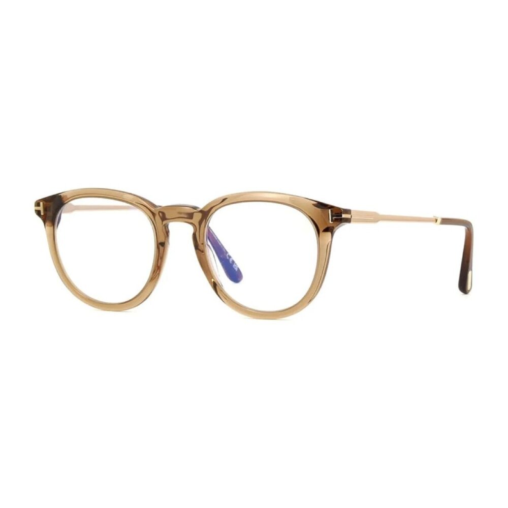 NEW TOM FORDEYEGLASSES BROWN MEN SQUARE EYEWEAR